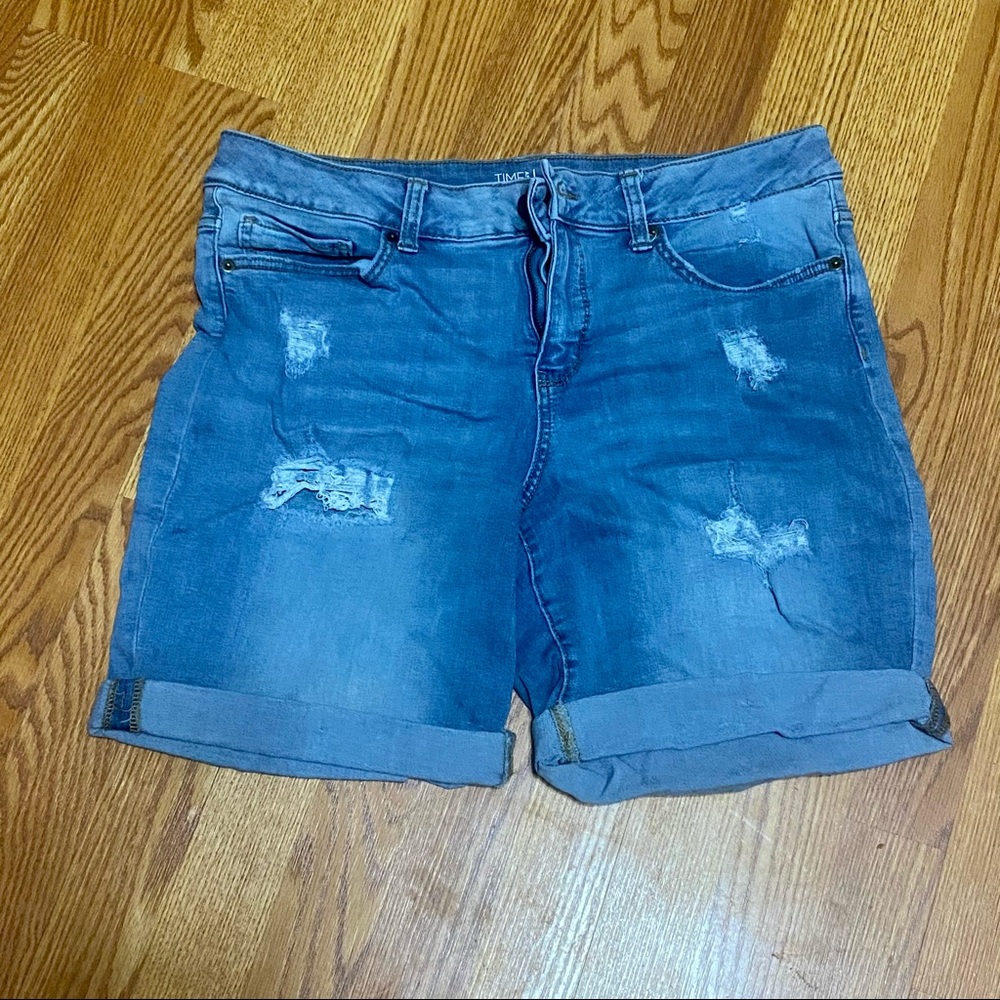 TIME & TRU denim shorts